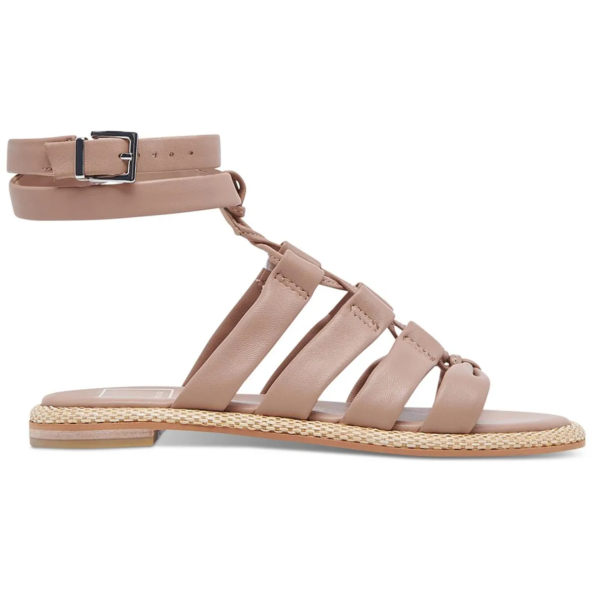 Adison Womens Leather Buckle Gladiator Sandals