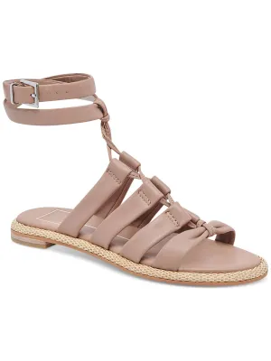 Adison Womens Leather Buckle Gladiator Sandals