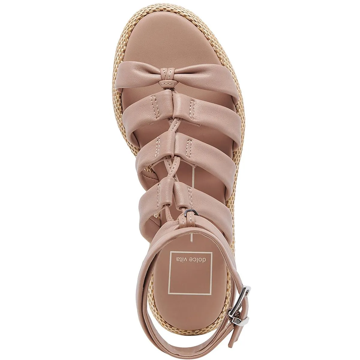 Adison Womens Leather Buckle Gladiator Sandals
