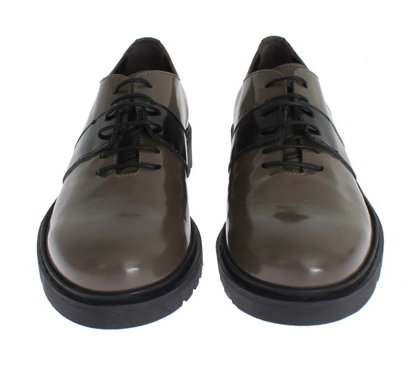 AI_  Leather Laceups Women's Shoes