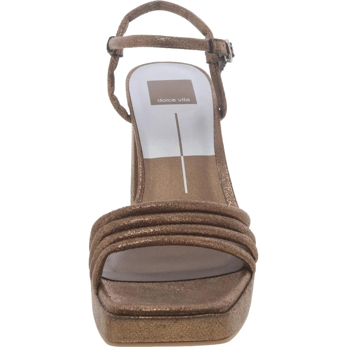 AKITA Womens Faux Leather Ankle Strap Strappy Sandals