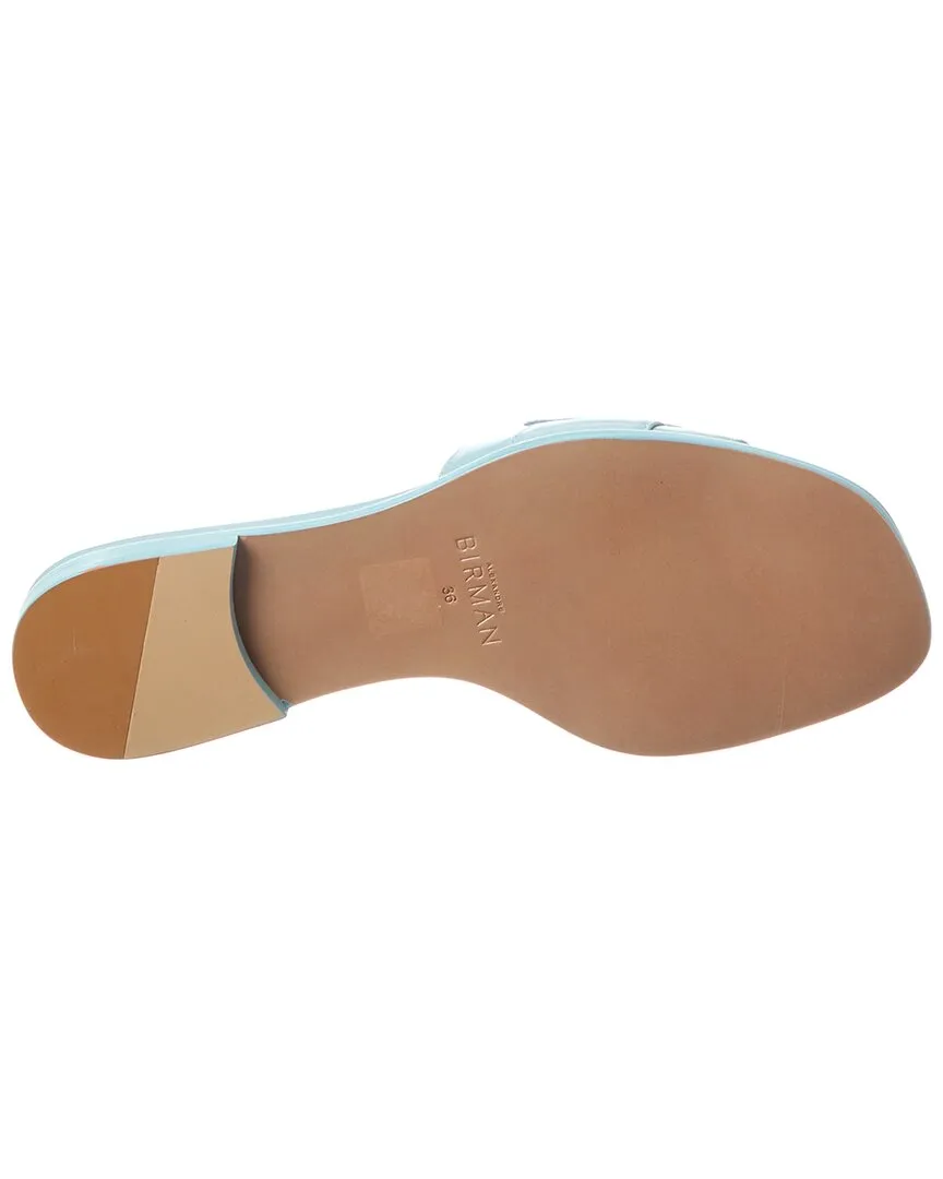 Alexandre Birman Maxi Clarita Square Leather Sandal