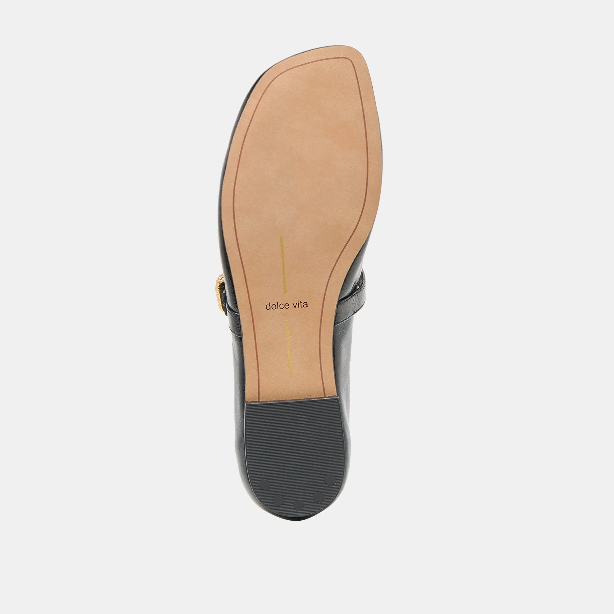 ALIZZA BALLET FLATS MIDNIGHT CRINKLE PATENT