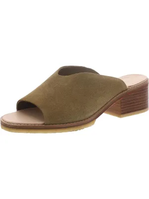 Amara Mule Womens Suede Slip-On Mule Sandals