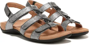 Amber Linen In Black Metallic