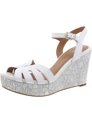 Amelia Page Womens Wedge Ankle Strap Wedge Sandals