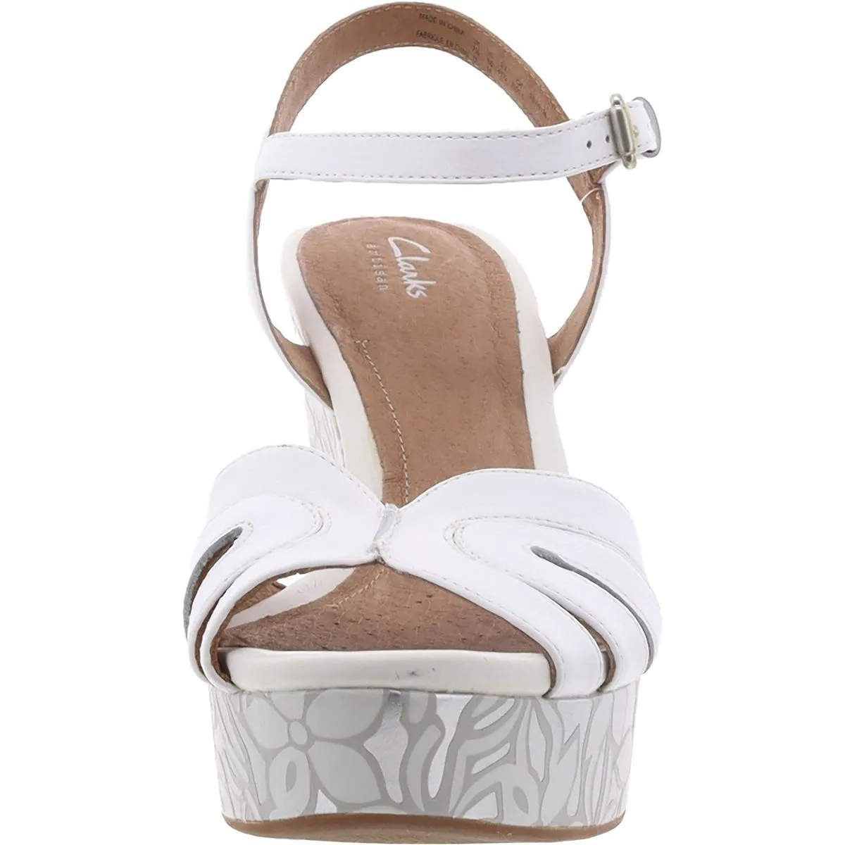 Amelia Page Womens Wedge Ankle Strap Wedge Sandals