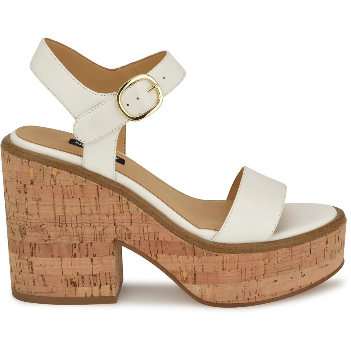 AMY3 Womens Cushioned Footbed Faux Leather Platform Sandals