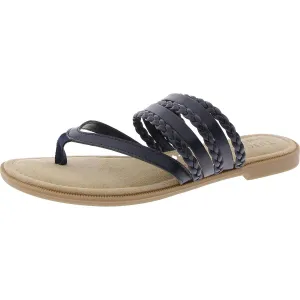 ANJI Womens Braided Man Made Strappy Sandals