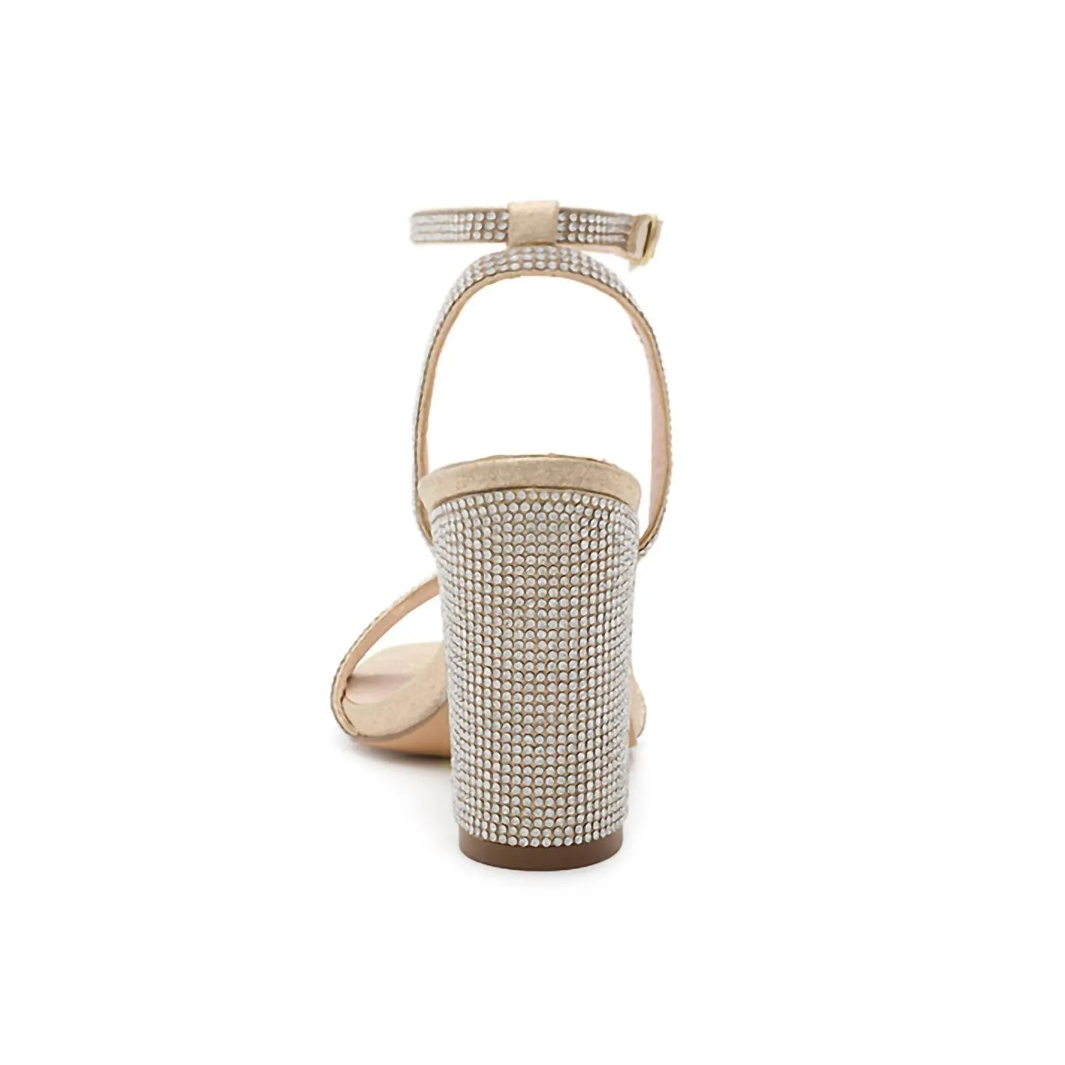 Ankle Strap Heels In Nude