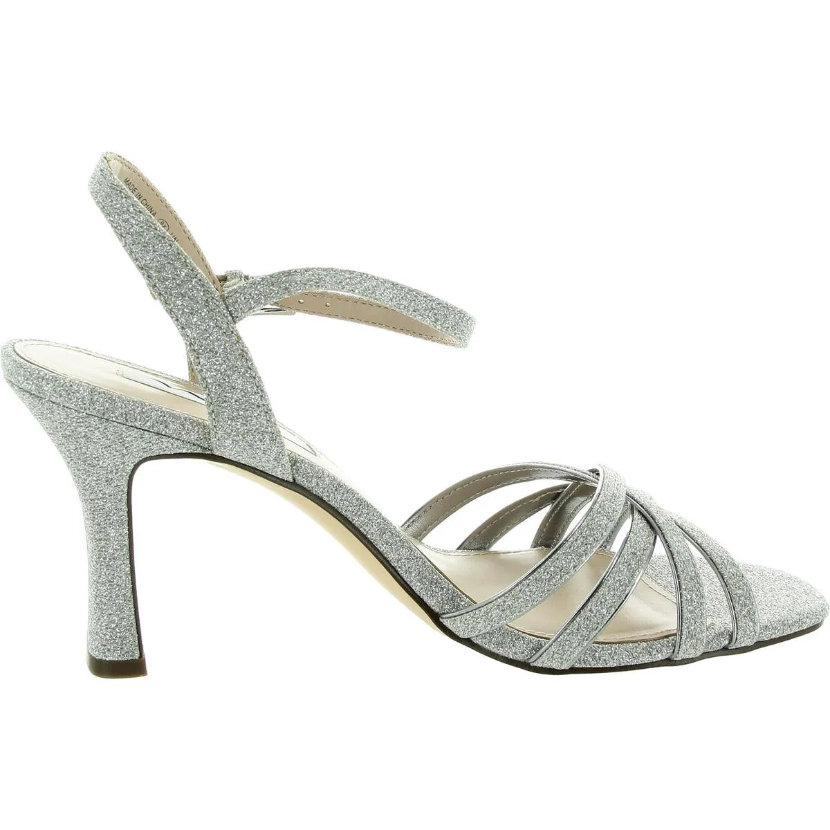 April Womens Strappy Manmade Slingback Sandals