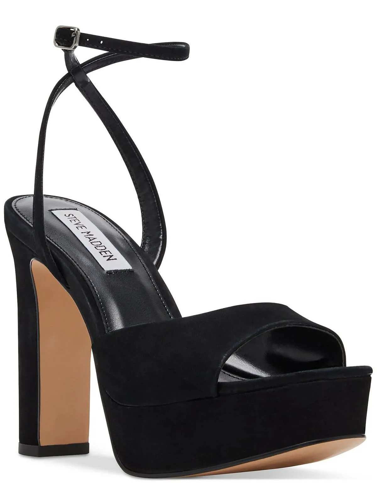 ASSURED  Womens Leather Ankle strap Heels