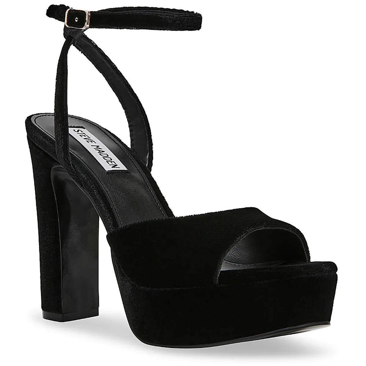 ASSURED  Womens Leather Ankle strap Heels