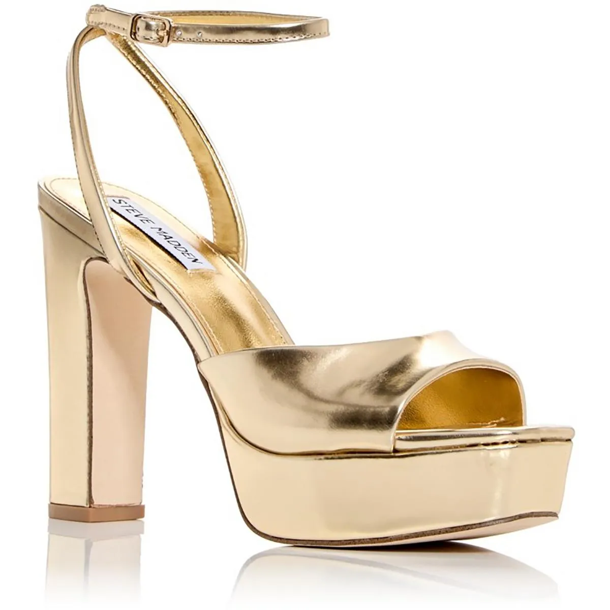 ASSURED  Womens Leather Ankle strap Heels