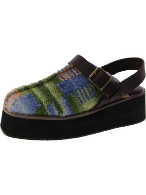 Astir Womens Knit Slingback Mule Sandals