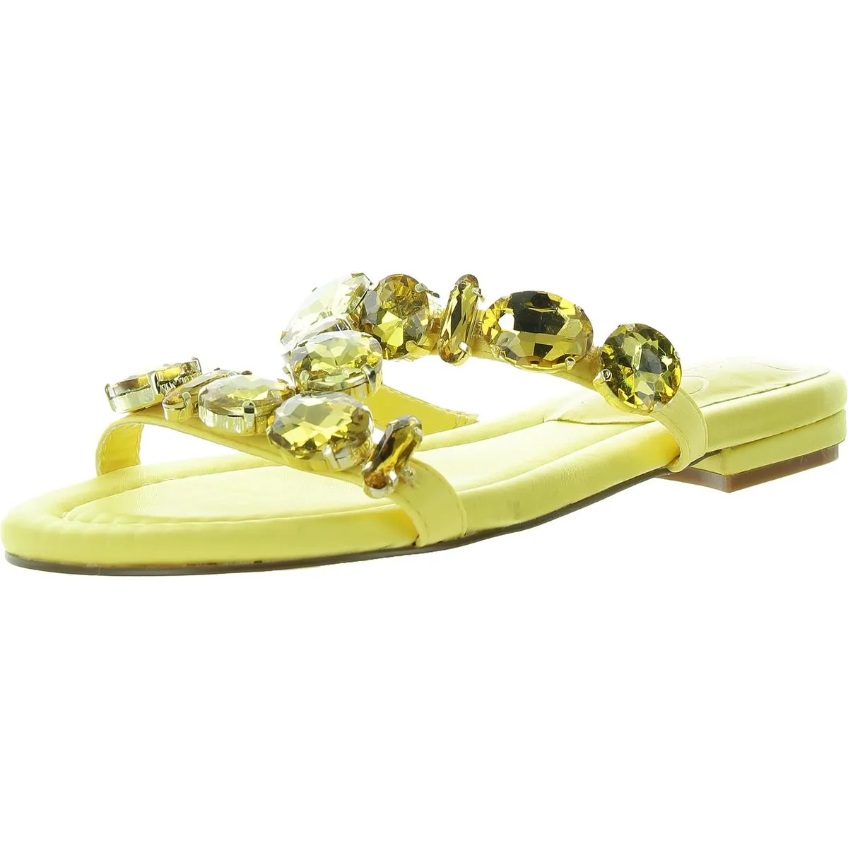 Avimma Womens Silhouette Embellished Slide Sandals