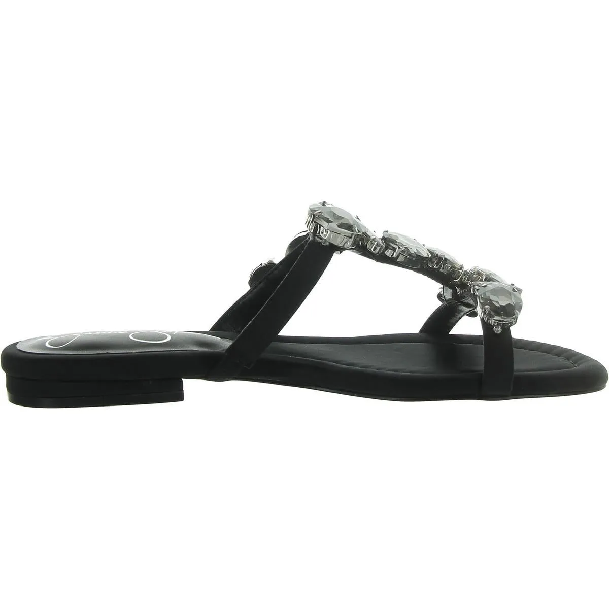 Avimma Womens Silhouette Embellished Slide Sandals