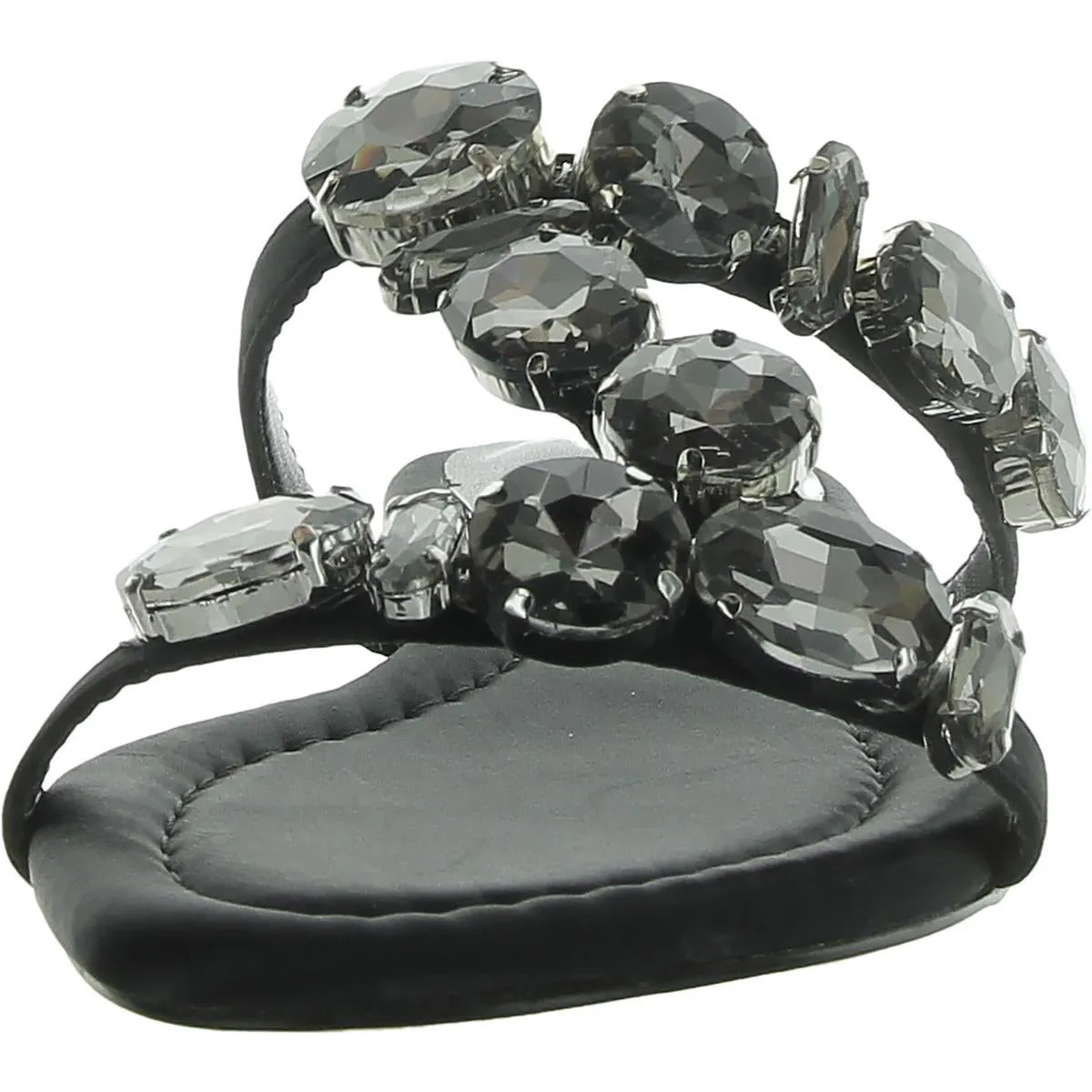 Avimma Womens Silhouette Embellished Slide Sandals
