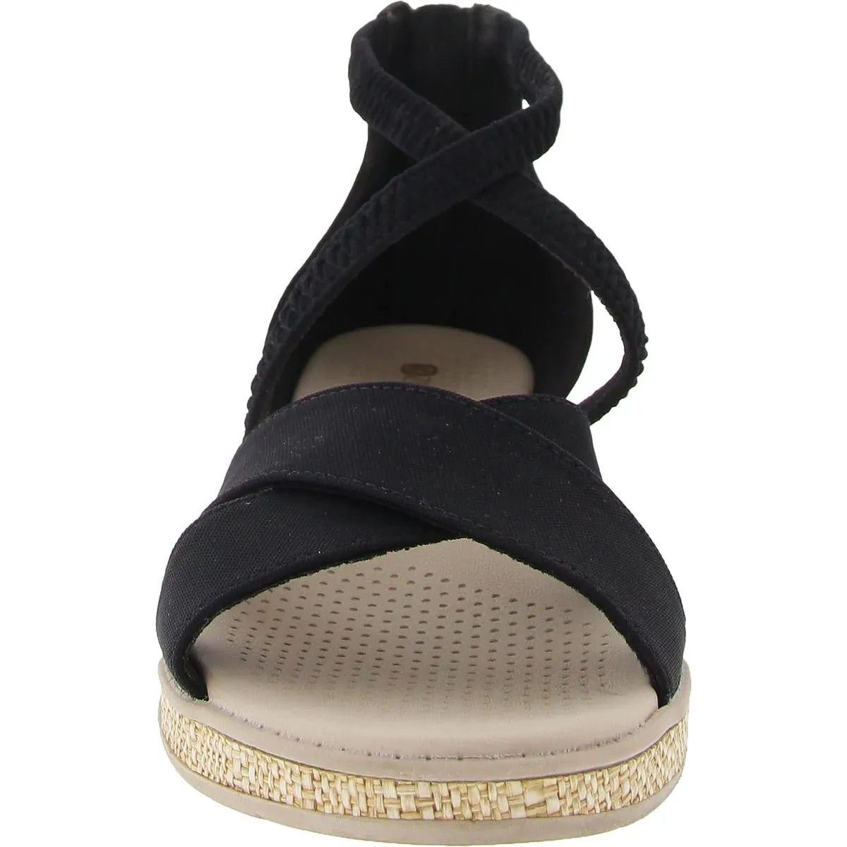 Bali Womens Criss-Cross Manmade Ankle Strap