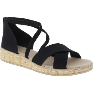 Bali Womens Criss-Cross Manmade Ankle Strap