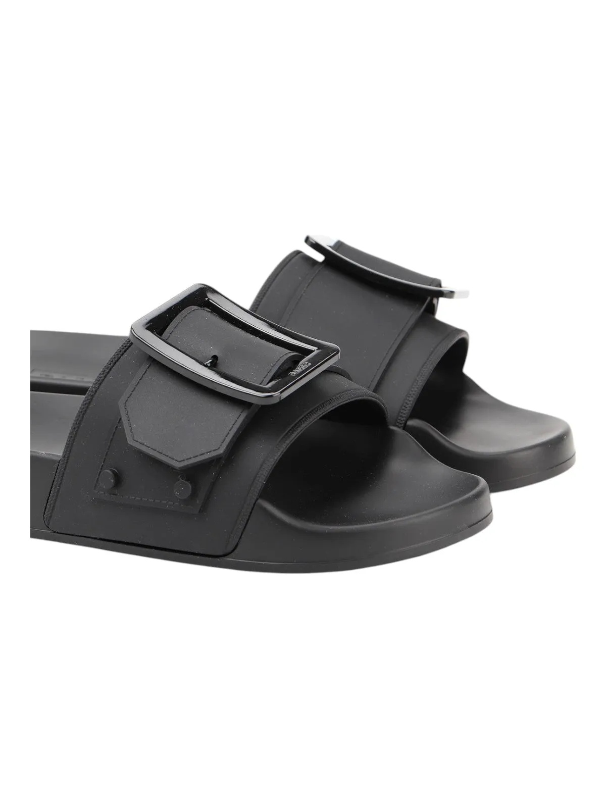 Bally Jeline 6231191 Women's Black Rubber Slide Sandals