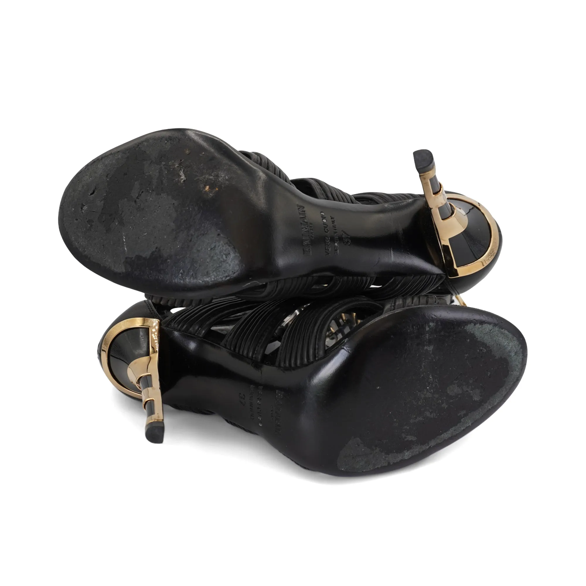 Balmain Spring 2015 Cage Heels - Women's 37