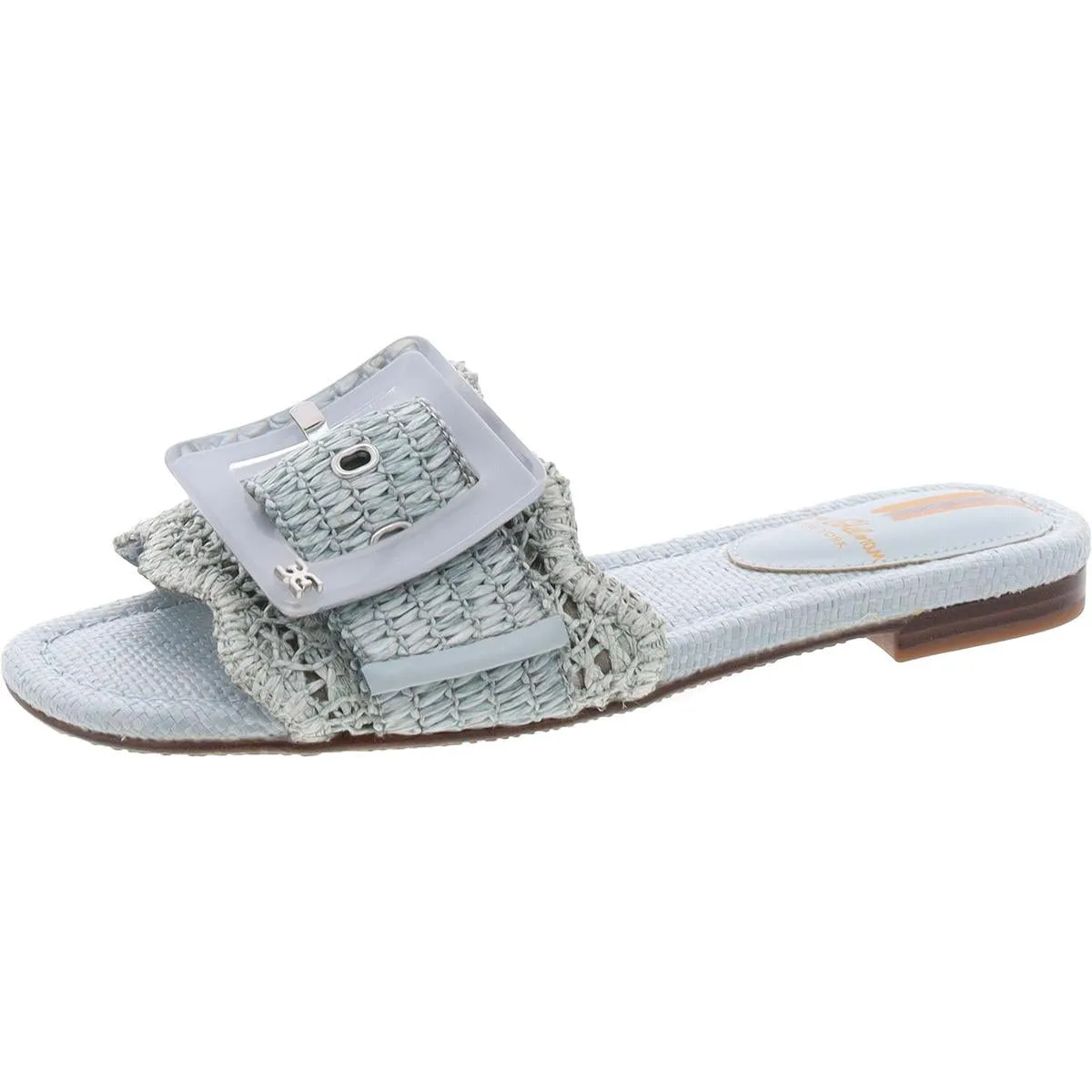 Bambi Womens Open Toe Slip On Slide Sandals