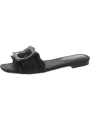 Bambi Womens Open Toe Slip On Slide Sandals