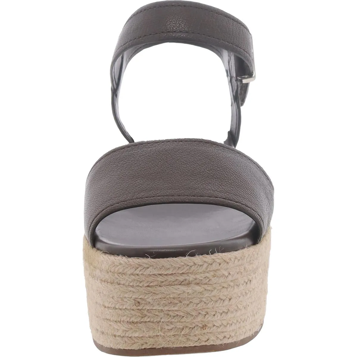 Ben Womens Leather Open Toe Espadrilles
