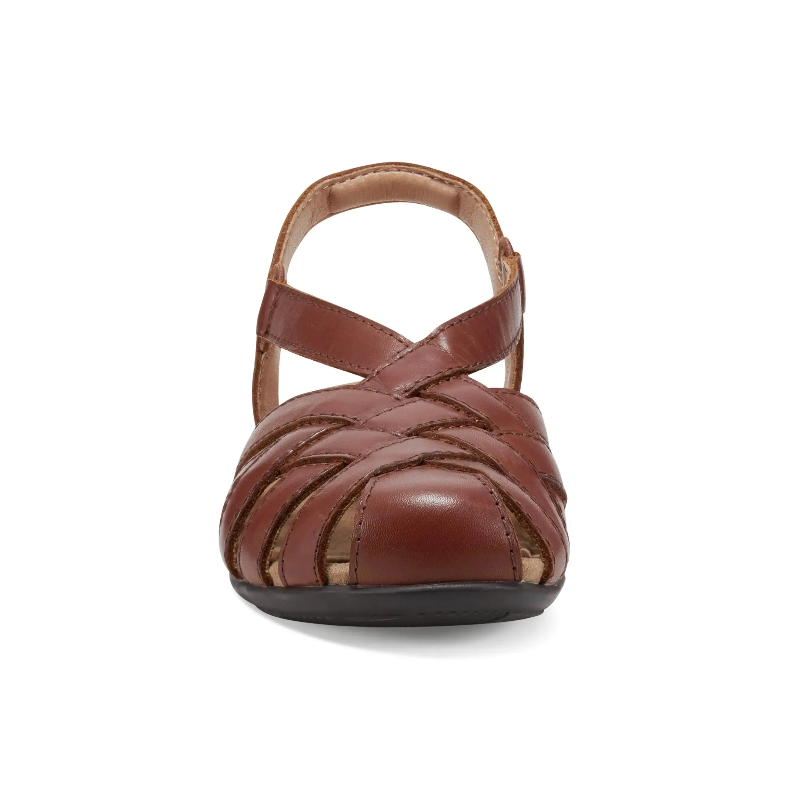 Berri Woven Casual Round Toe Slip-on Sandals