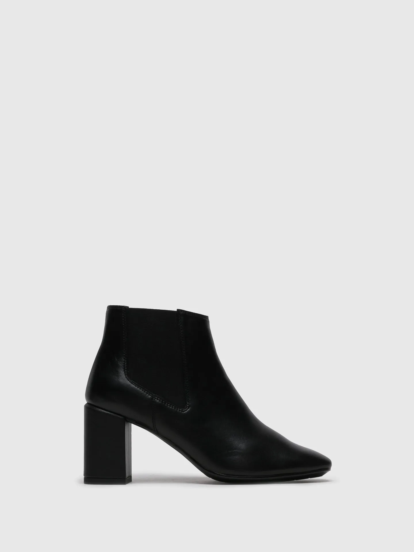 Black Elasticated Ankle Boots