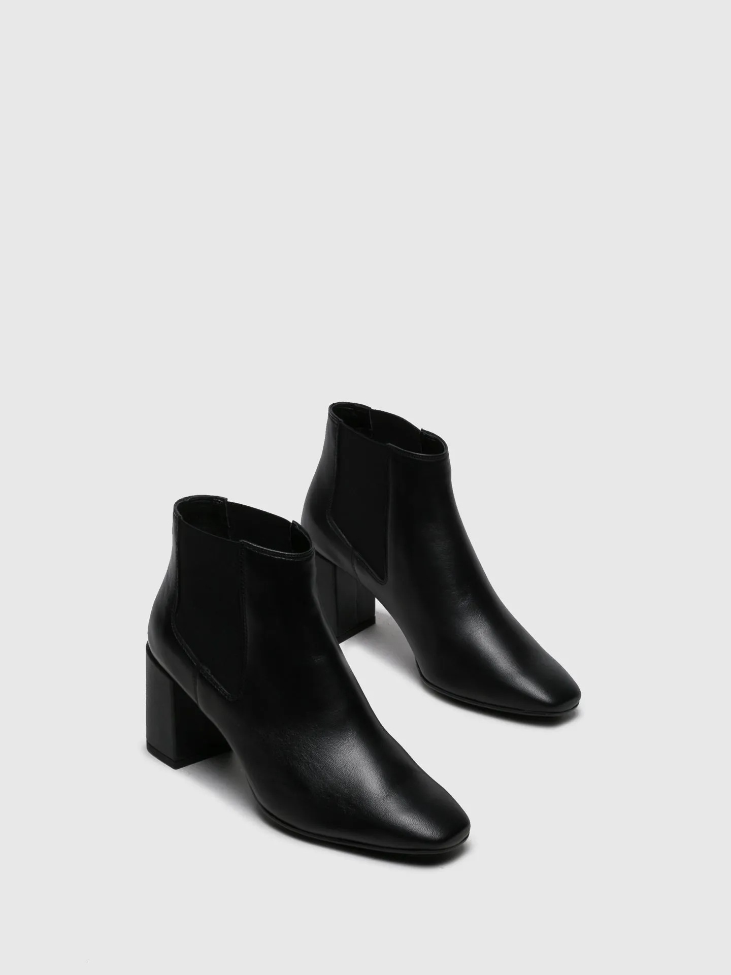 Black Elasticated Ankle Boots