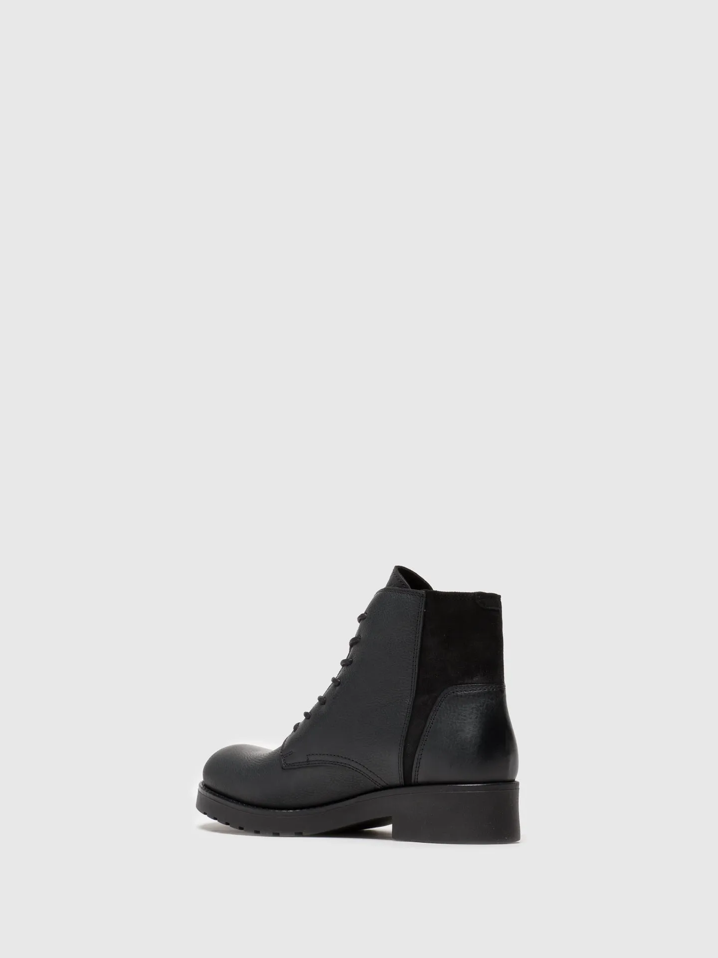 Black Zip Up Ankle Boots