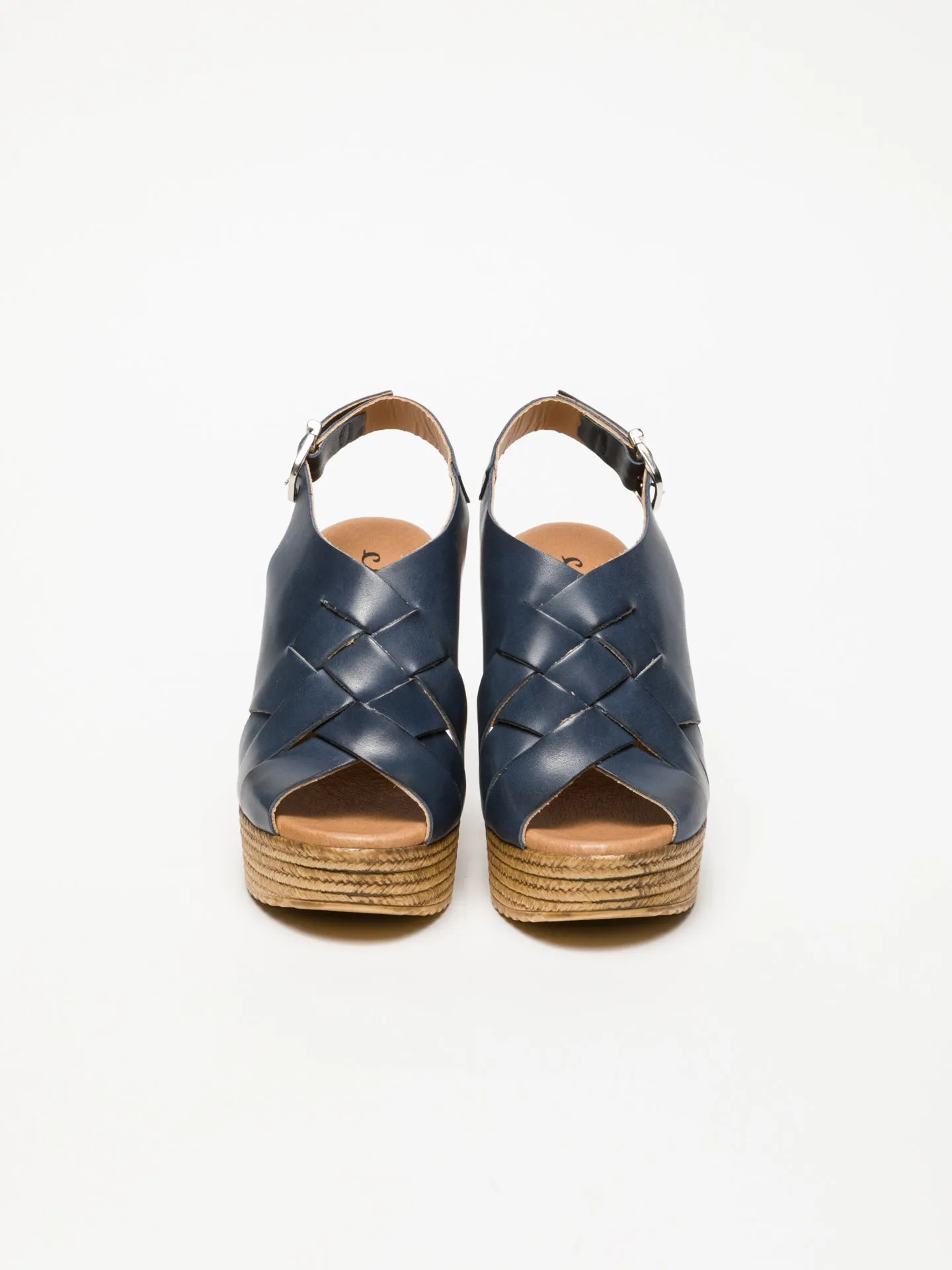 Blue Buckle Sandals