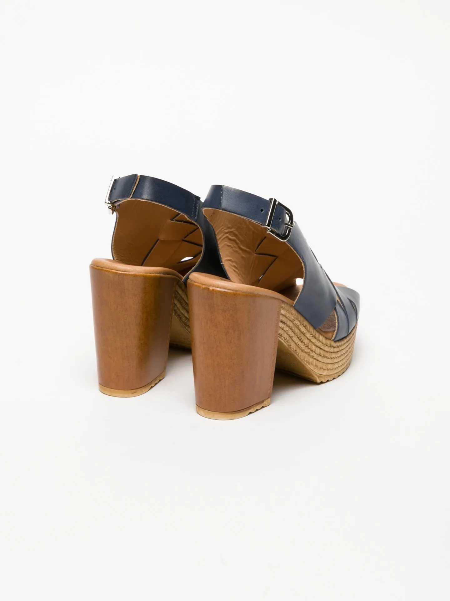 Blue Buckle Sandals