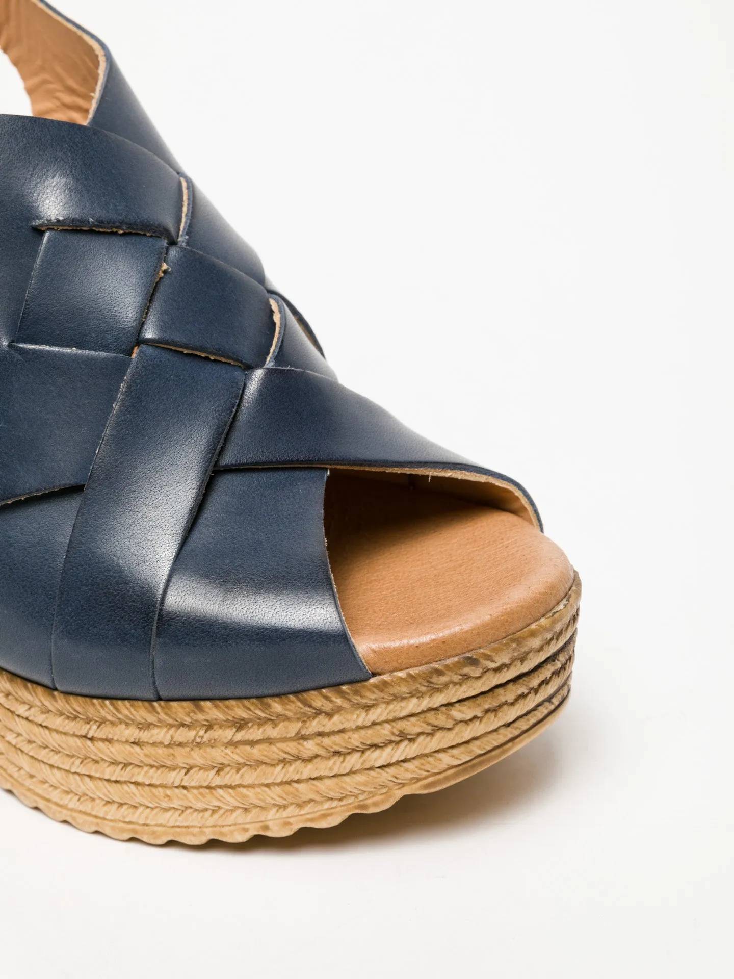 Blue Buckle Sandals