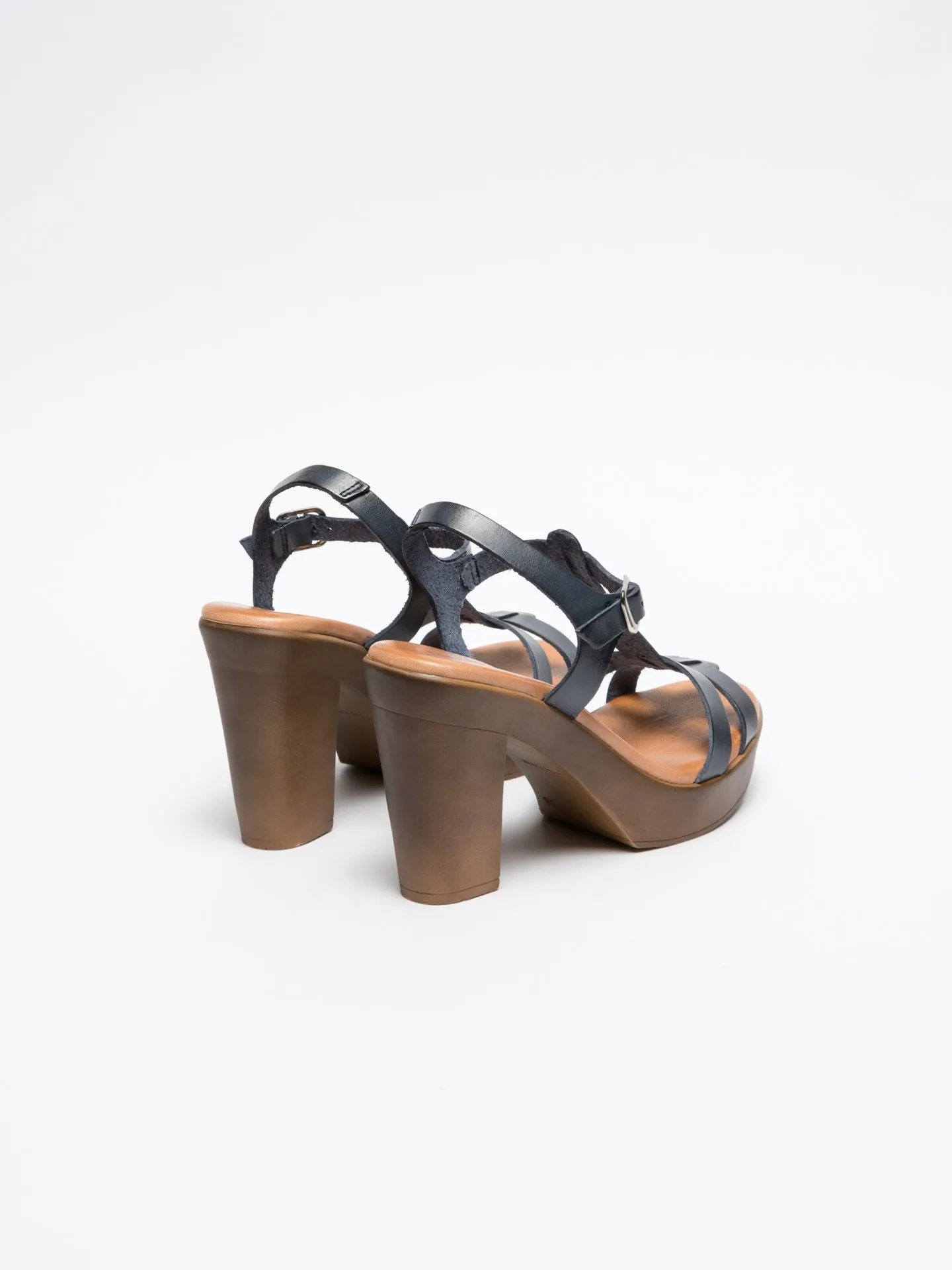 Blue Platform Sandals