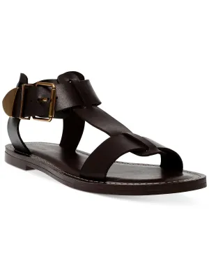 Brazzin Womens Ankle Strap Flat