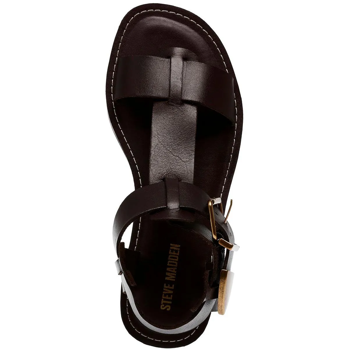 Brazzin Womens Ankle Strap Flat