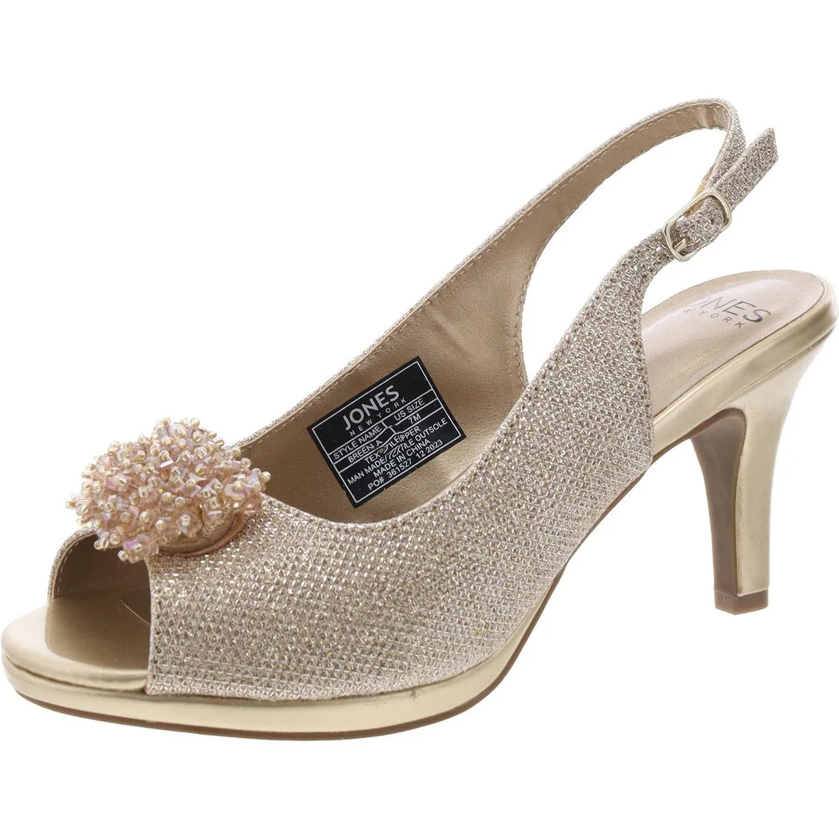 BREENA Womens Mesh Elegant Heels