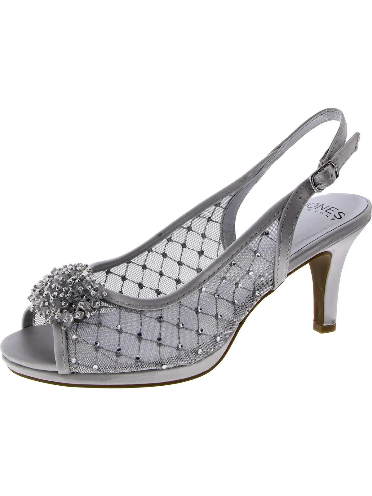 BREENA Womens Mesh Elegant Heels