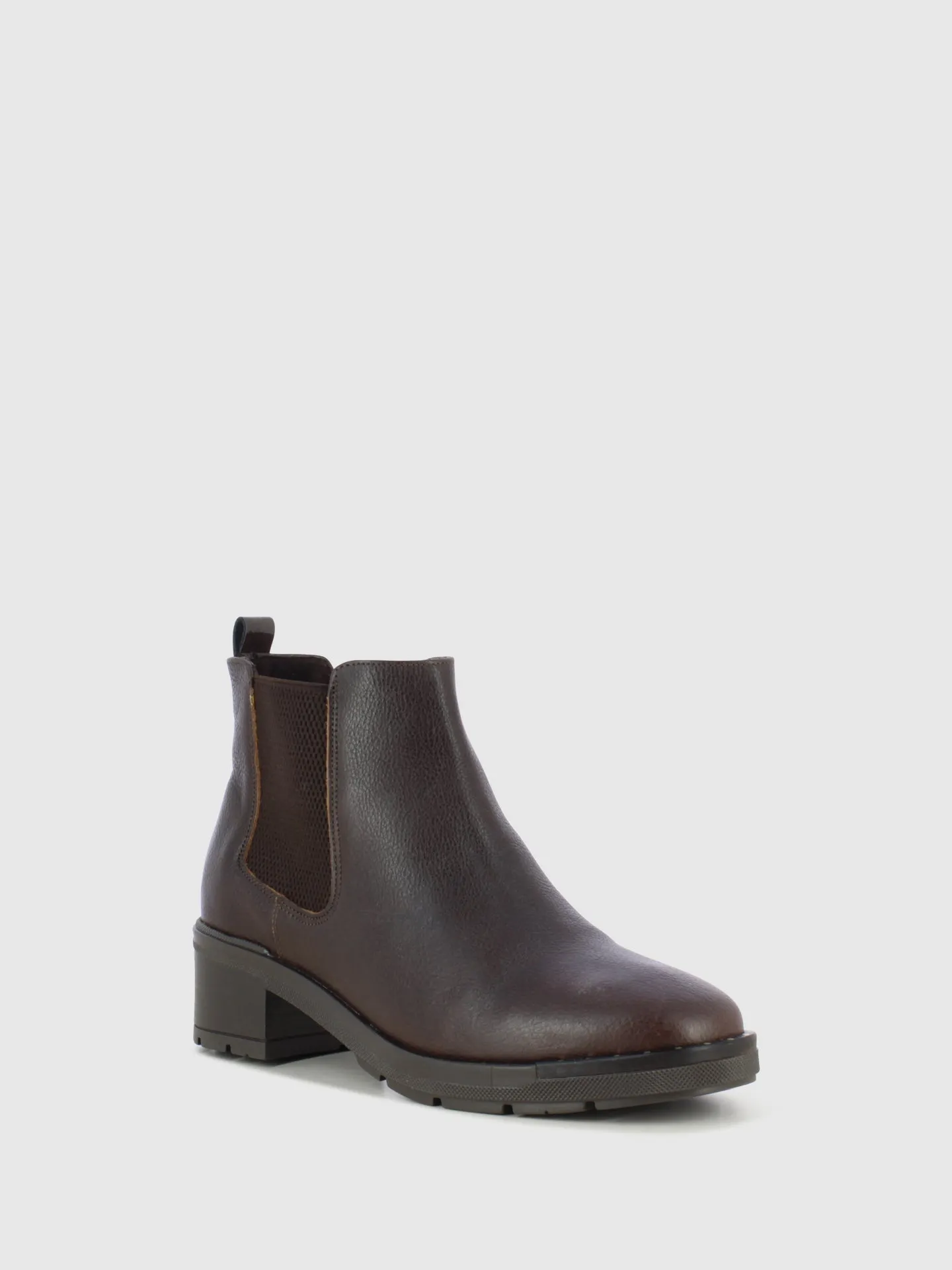 Brown Chelsea Ankle Boots