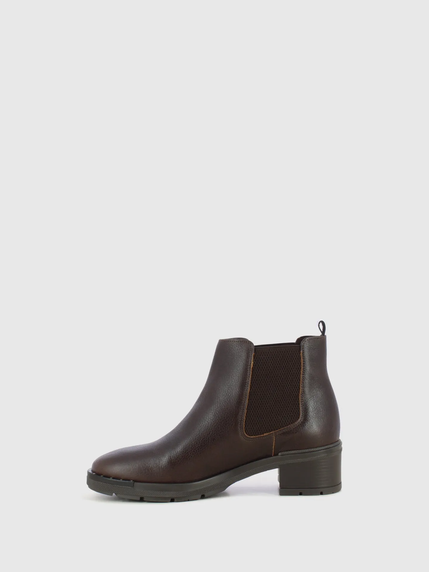Brown Chelsea Ankle Boots