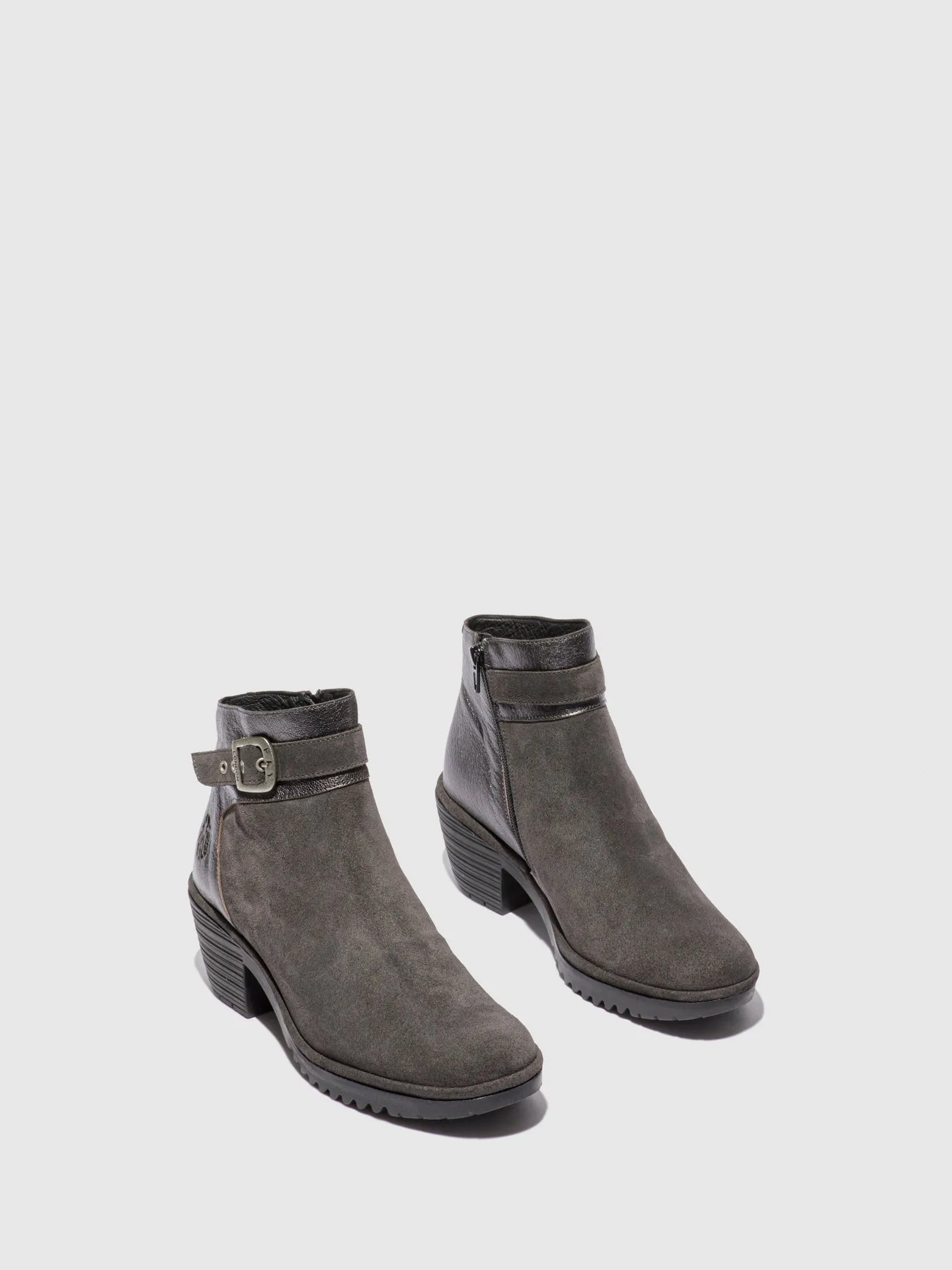 Buckle Ankle Boots WISP342FLY OILSUEDE/IDRA DIESEL/GRAPHITE