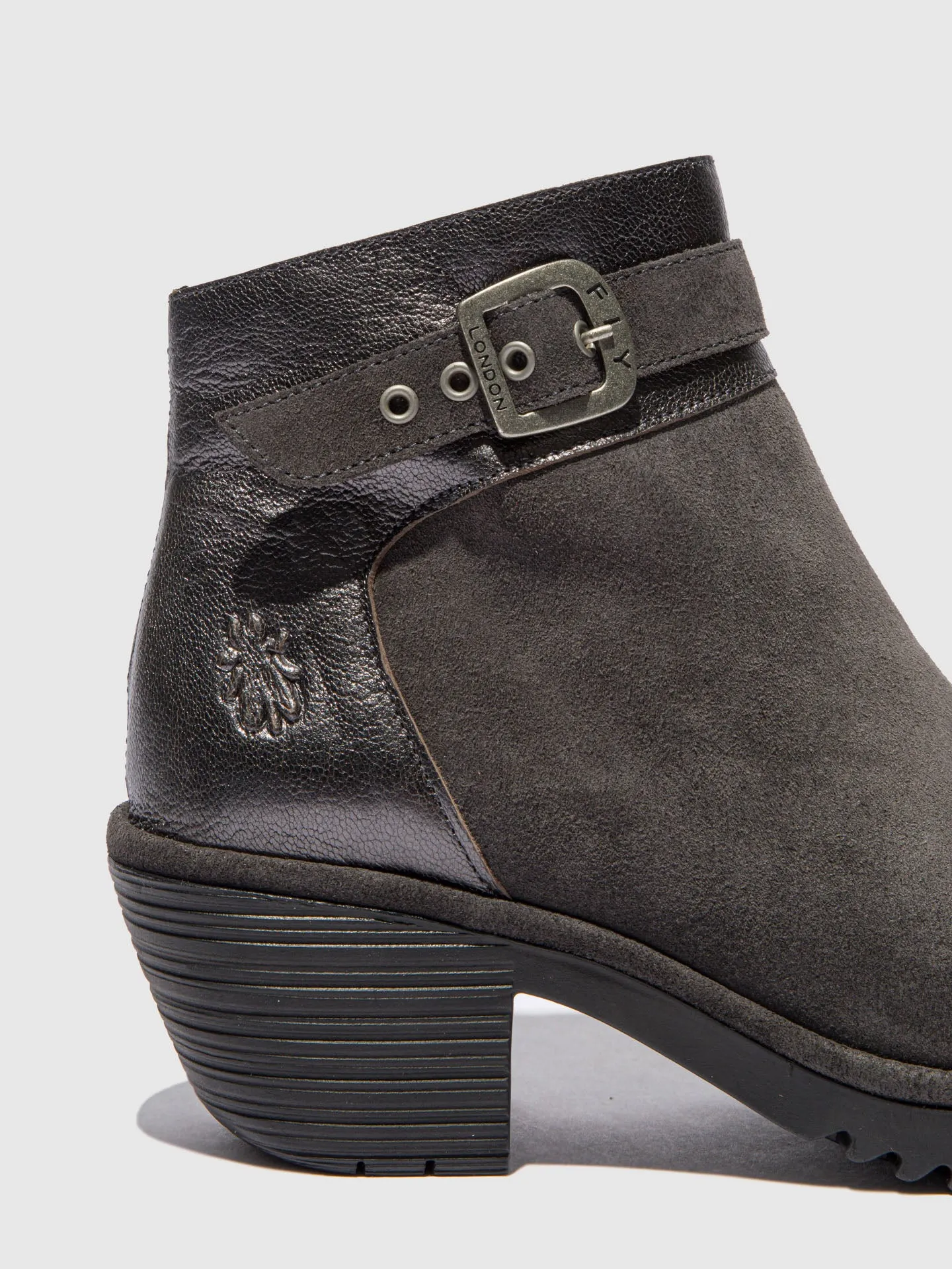 Buckle Ankle Boots WISP342FLY OILSUEDE/IDRA DIESEL/GRAPHITE