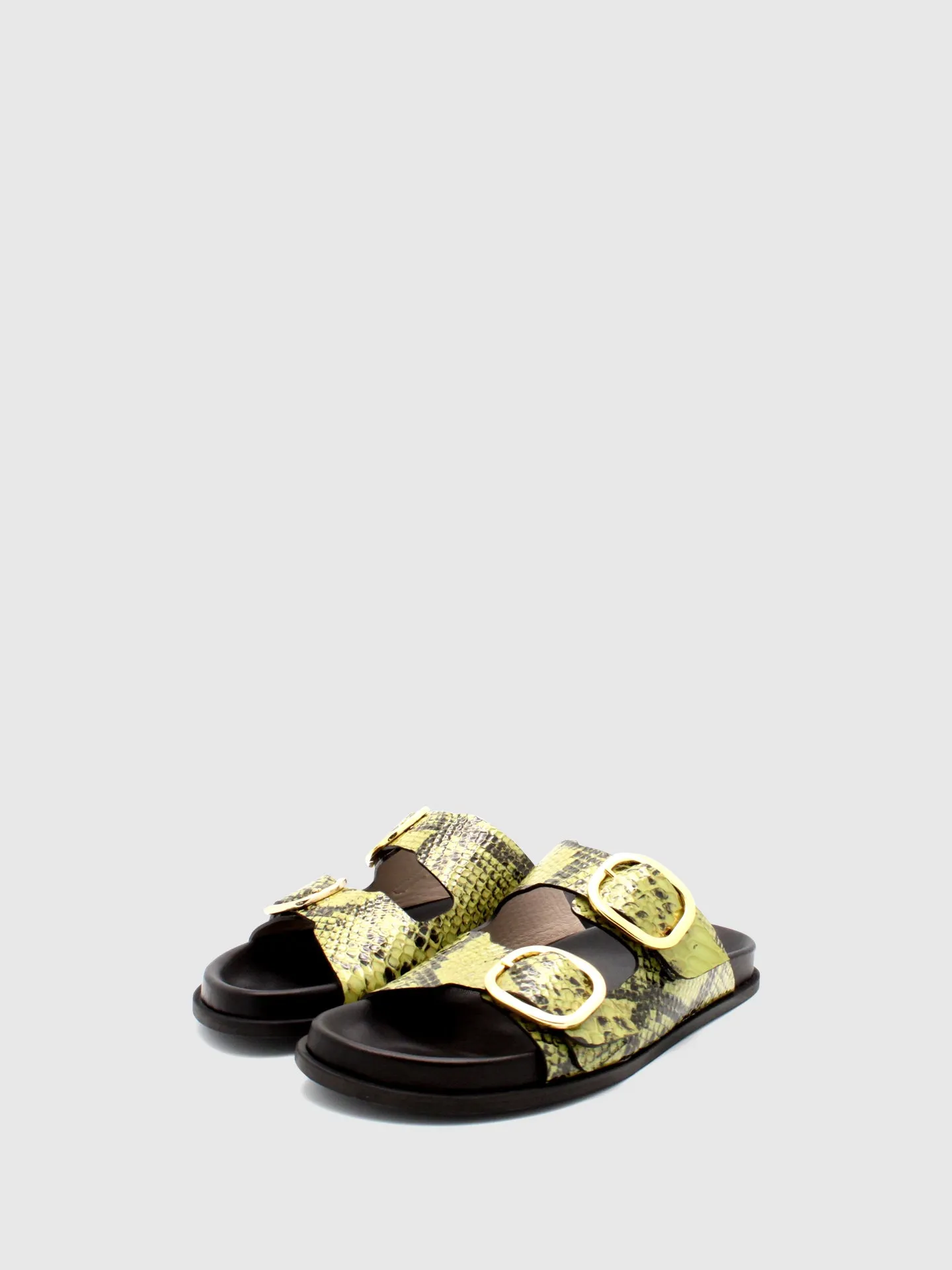 Buckle Sandals Chicria Khaki