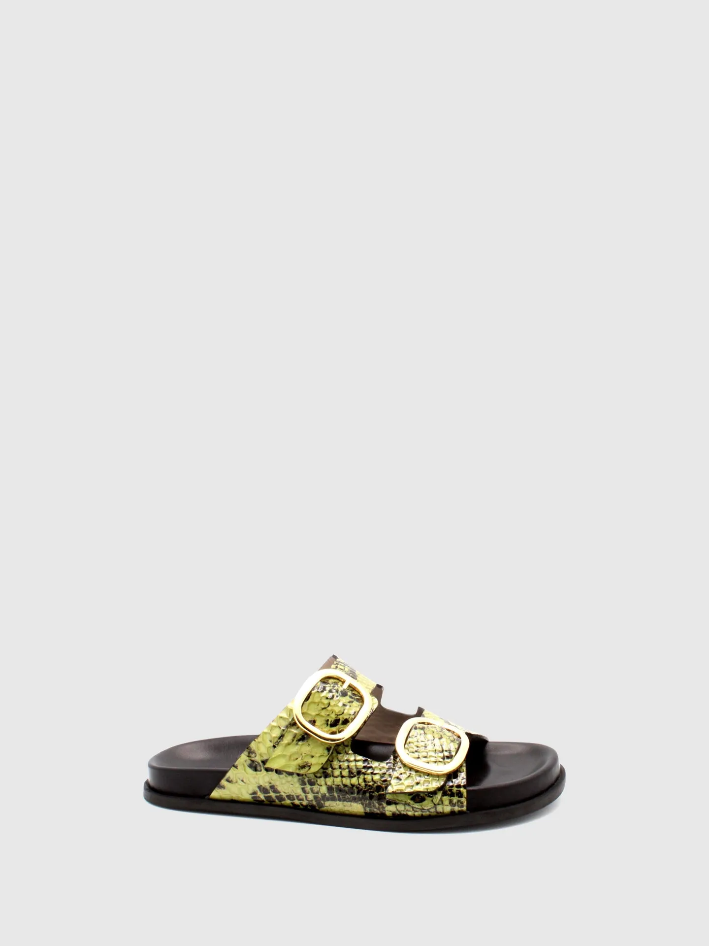 Buckle Sandals Chicria Khaki