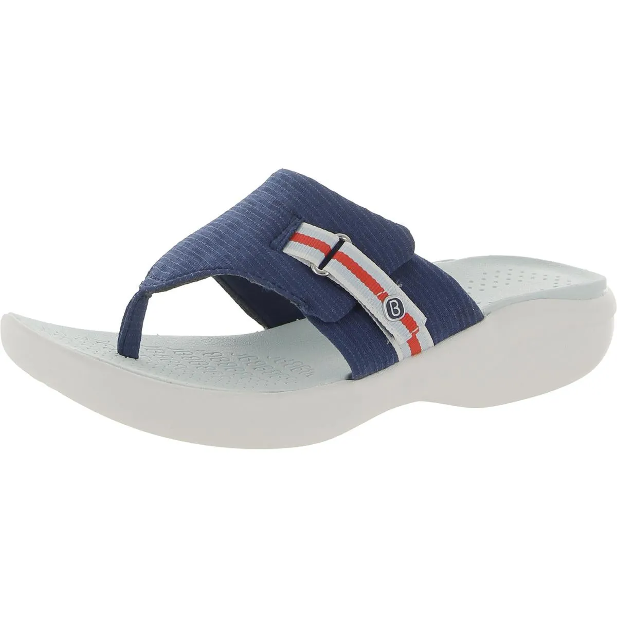 Camp Out Womens Slip On Casual Slide Sandals