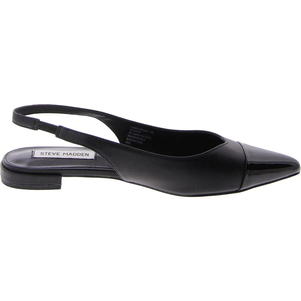 Care Womens Faux Leather Pointed Toe Slingbacks
