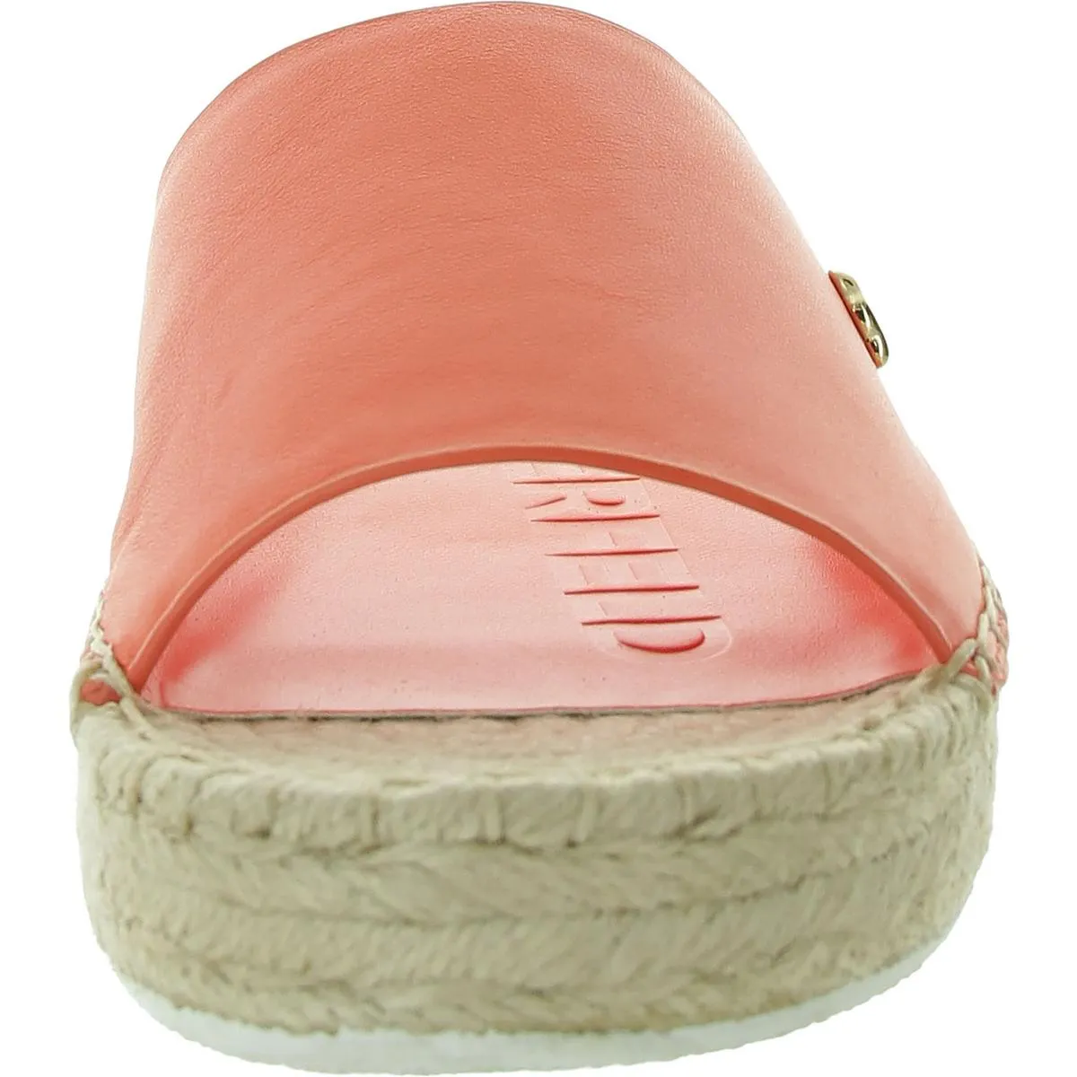 Carsten Womens Embellished Leather Platform Sandals